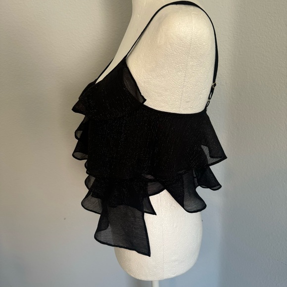 Rumored Black Ruffle Tango Tank - Picture 6 of 9